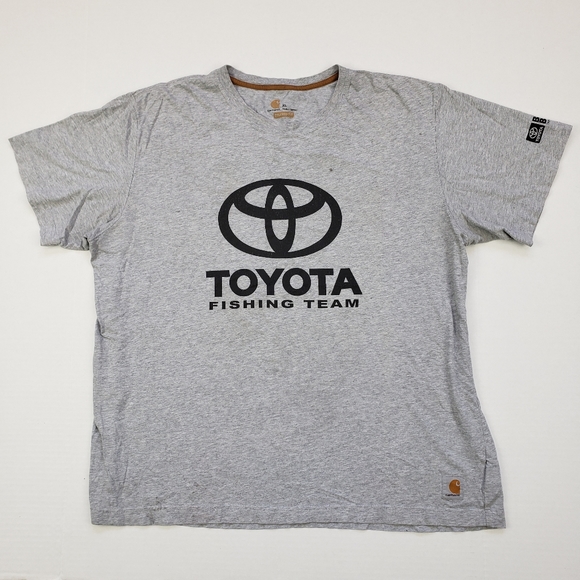 Carhartt Other - Carhartt Relaxed Fit Toyota Fishing Team Heathered Grey T-Shirt